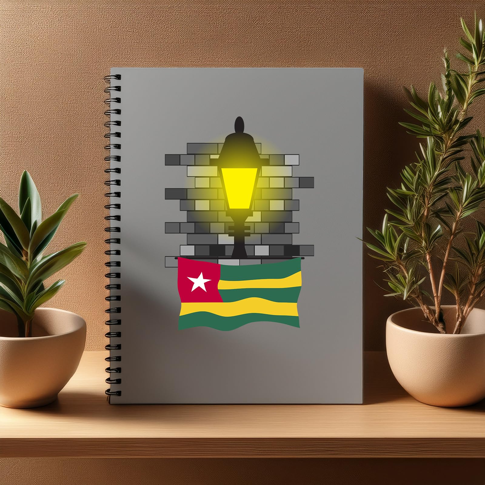 Carnet de notes Togo Street Lamp en lot de 20 format A5 ligné - 4
