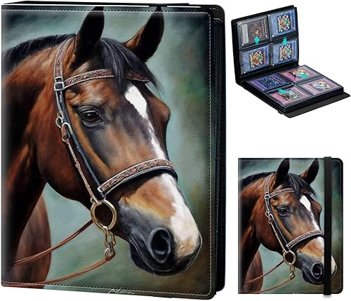 Miniatura 25 de Carpeta de tarjetas para Pokemon Mtg Yugioh TCG Béisbol Deportes Tarjetas de intercambio Libro Carpeta de 4 bolsillos de carga lateral 2160 Tarjetas