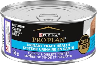 Purina Pro Plan Focus Adult Urinary Tract Health Formula Turkey & Giblets Entree Cat Food (24 Pack), 156g, Brown