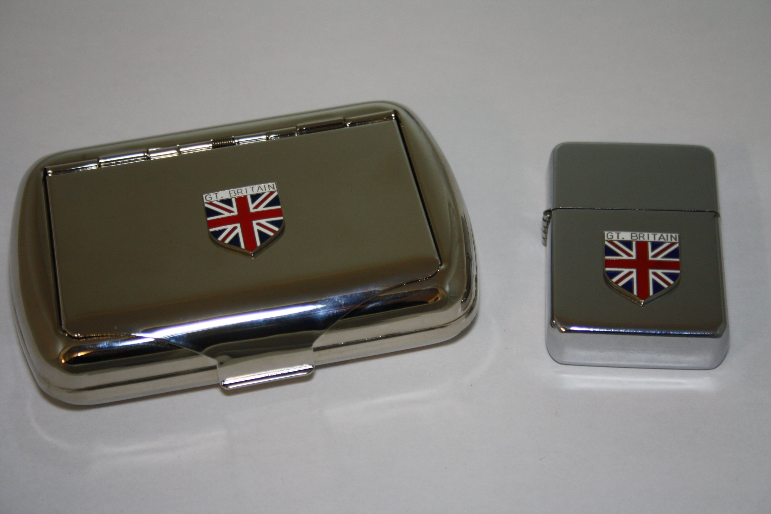 Knight Great Britain Tobacco Tin And Stormproof Lighter