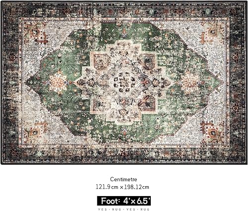 Vista 27 de Alfombras pequeñas de 2 x 3 pulgadas para entrada, alfombra bohemia verde para baño, pasillo, alfombra de cocina vintage, antideslizante, lavable