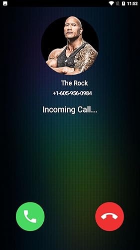 Fake Vide Call From The Rock Prank