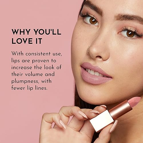 Miniatura 5 de Lawless Women's Forget the Filler Lip-Plumping Line-Smoothing Satin Cream Lápiz labial, Galleta, 0.1 oz0.1 fl oz