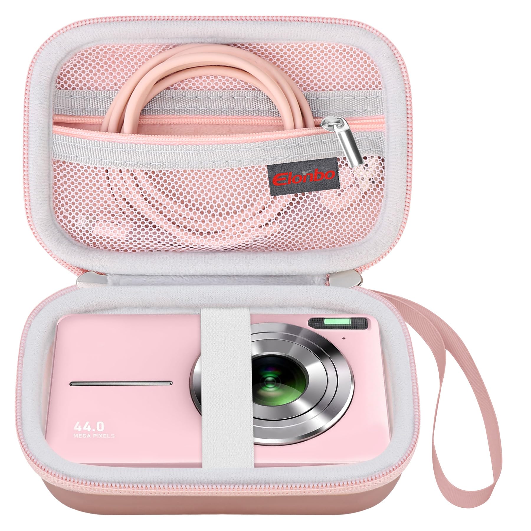 Elonbo Digital Camera Carrying Case Compatible with CAMKORY/Gtonster/Lecnippy/Lecran/ROQIOO/aycy/Hiacinto/SMARTKLIK/Vitaler/Froitx/Basdecm Portable