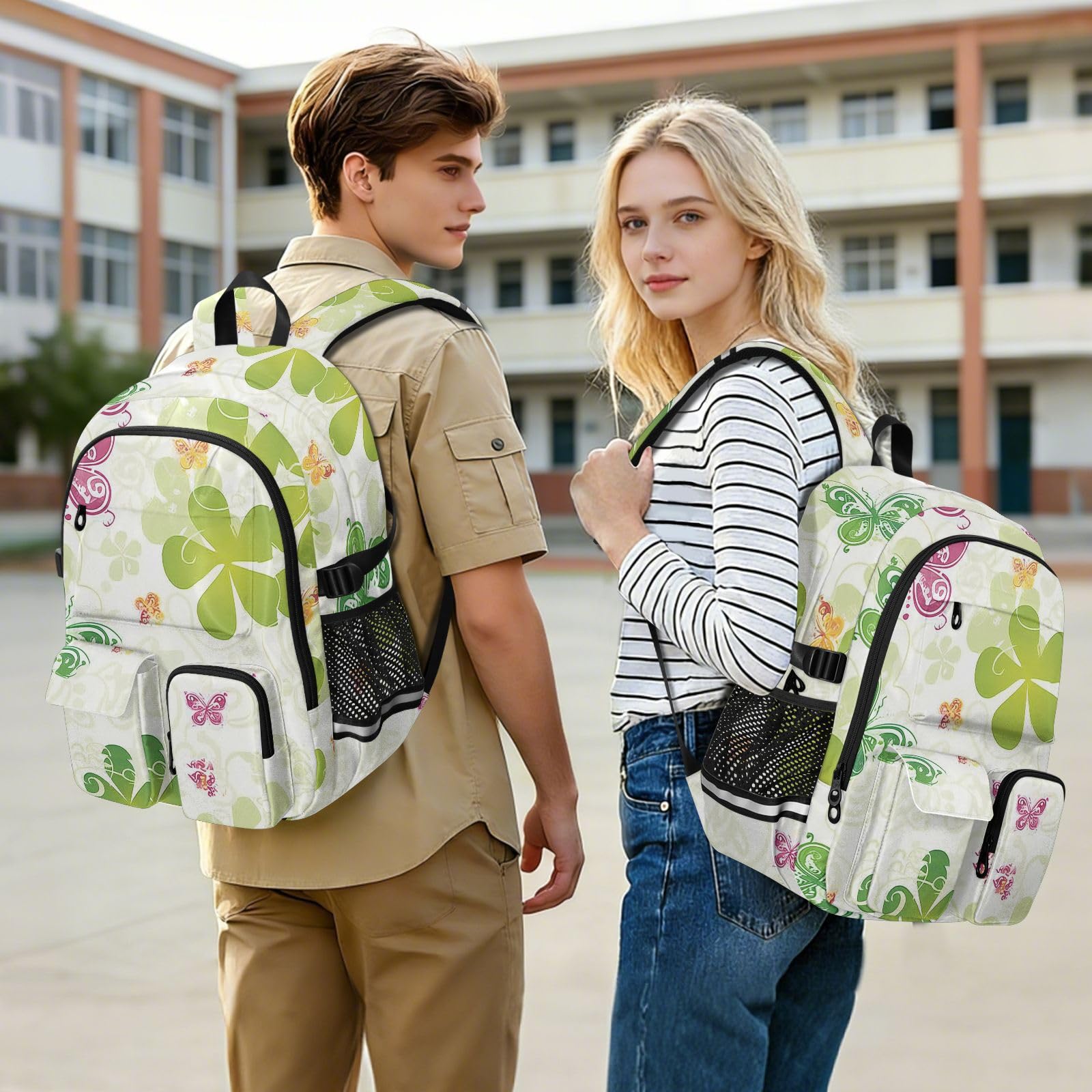 Plecaki podróżne St Green Boho Butterfly Work Bookbag