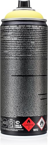 Miniatura 3 de Montana Cans Pintura en aerosol Montana BLACK de 13.5 fl oz, 50% amarillo verdadero