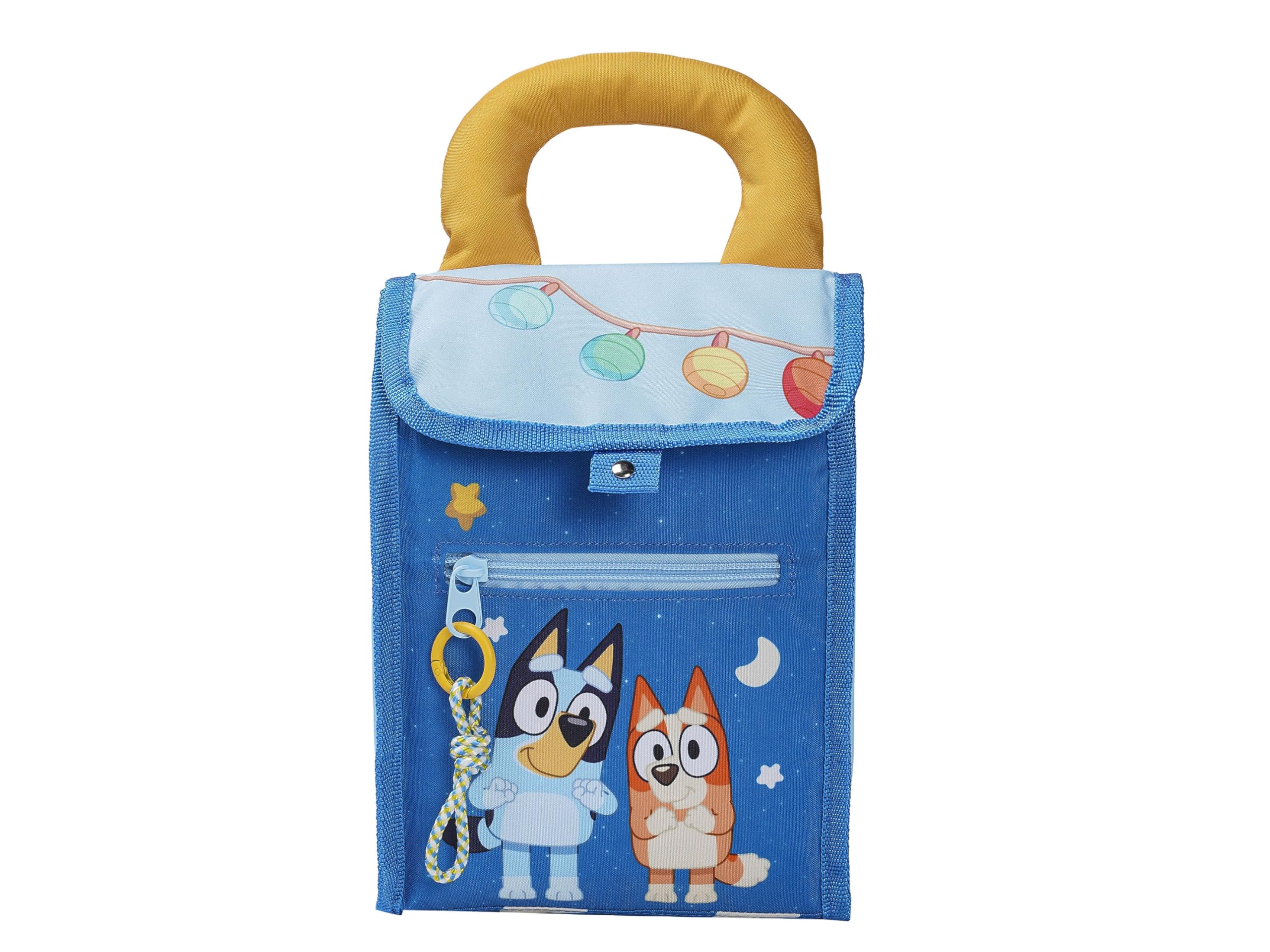 CYPBRANDS - Bluey, Snack Bag, with Handles, Sustainable, Recyclable, Multicoloured, Official Product