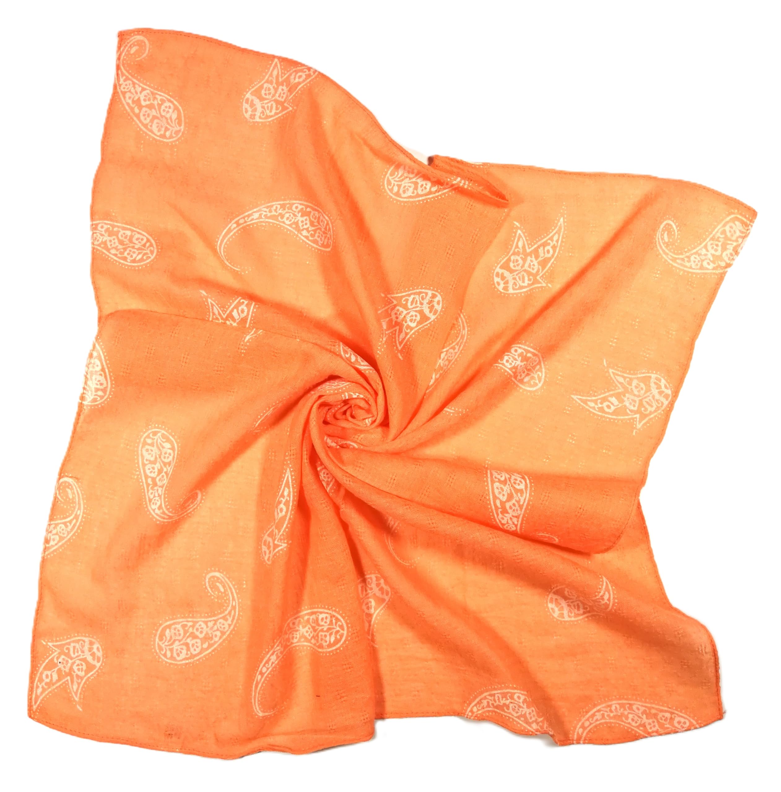 Shanlin Unisex Cotton Square Bandanas Scarves 24x24