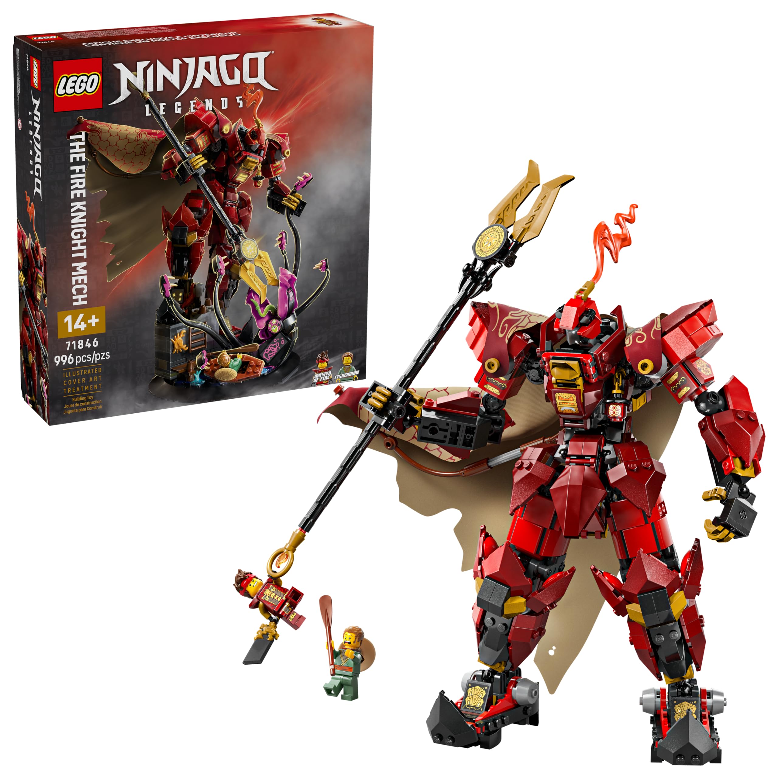 花札 ナイトローズ LEGO Ninjago O Meca Cavaleiro de Fogo 71846 | Amazon.com.br