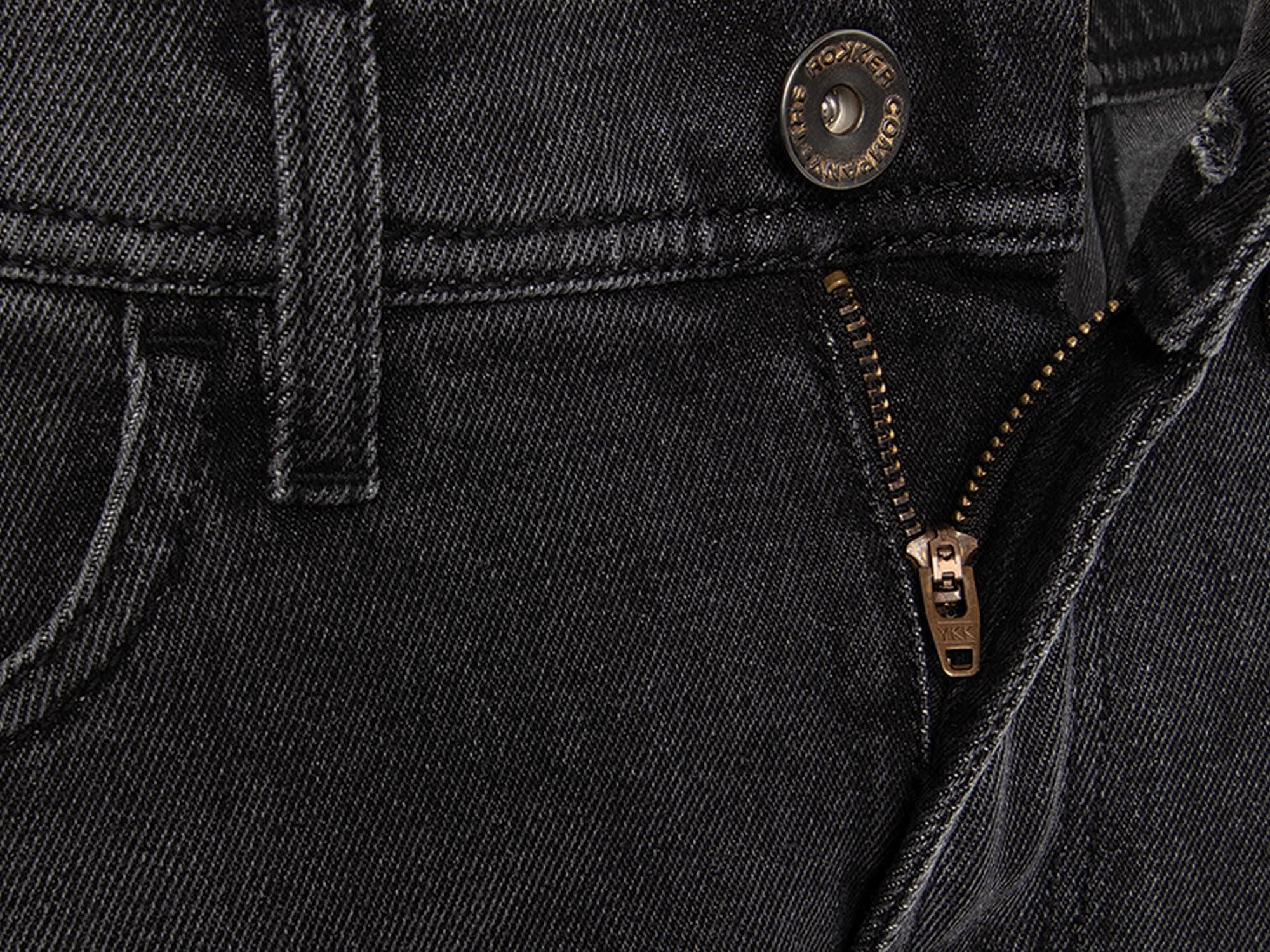 Rokker Hunter Grey Motorrad Jeans, 33/34