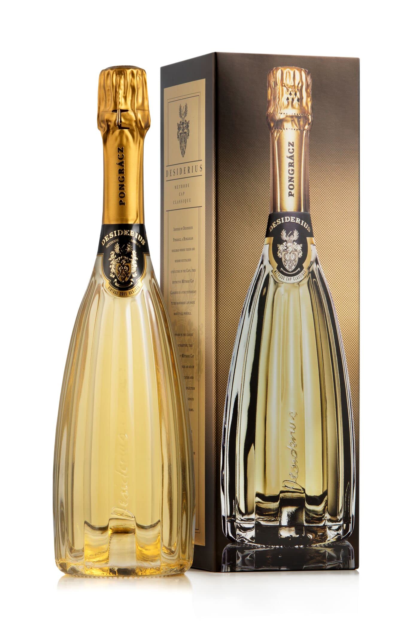 Pongracz Desiderius Methode Cap Classique Vintage Sparkling Chardonnay Pinot Noir, 75cl Chardonnay Sparkling White Wine