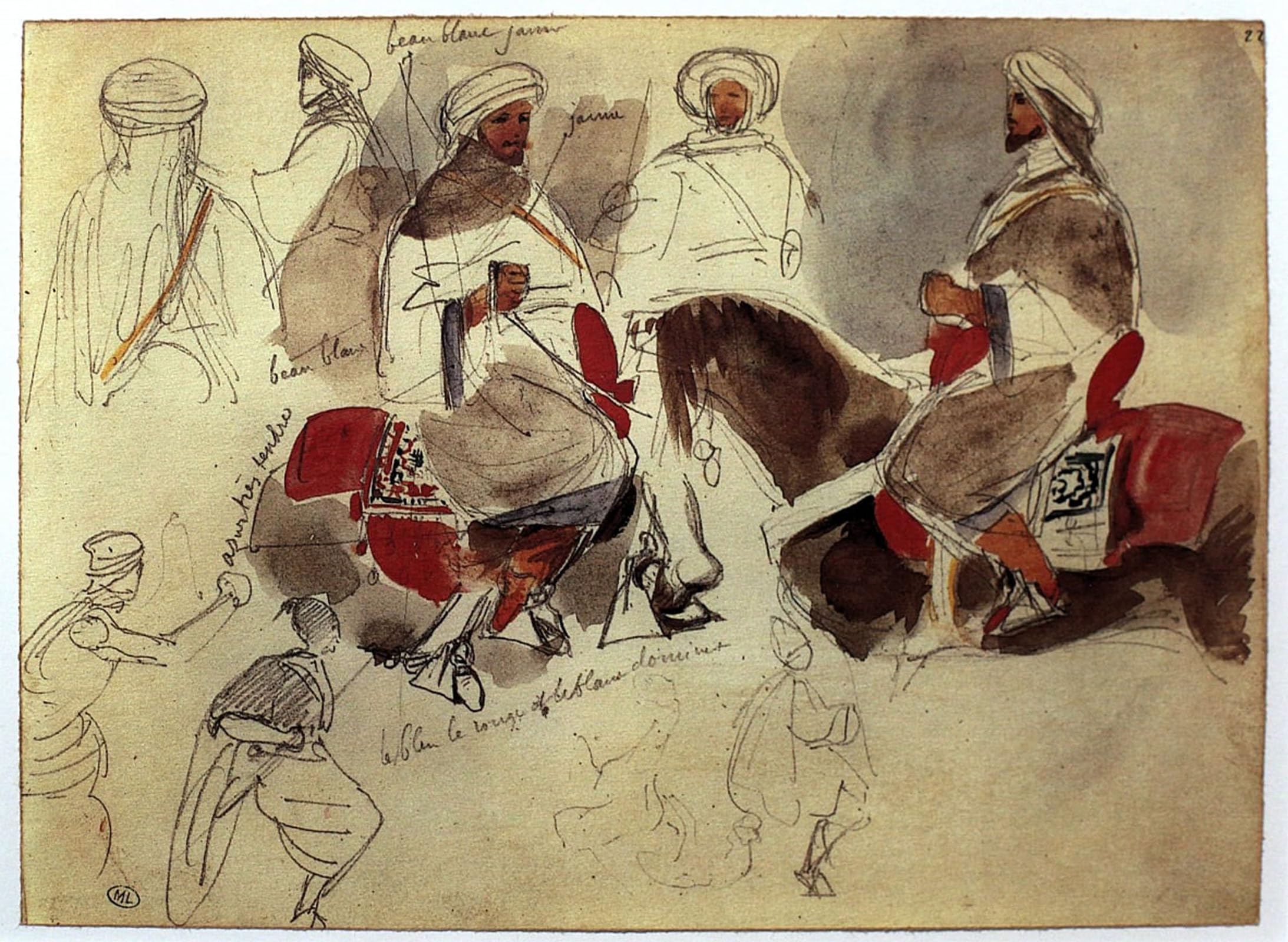 POSTERIIk Famous Print Pop Art Wall Art Graffiti Morocco by Ferdinandeugene Delacroix Art Prints for Home Decor 60x90cm
