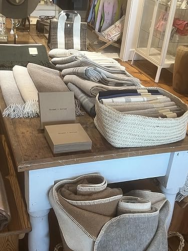 Miniatura 9 de Manta de lana de alpaca Manta de lujo de alpaca Manta de lujo ecológica y hecha de forma sostenible (jaspeado gris claro sólido) Gris claro