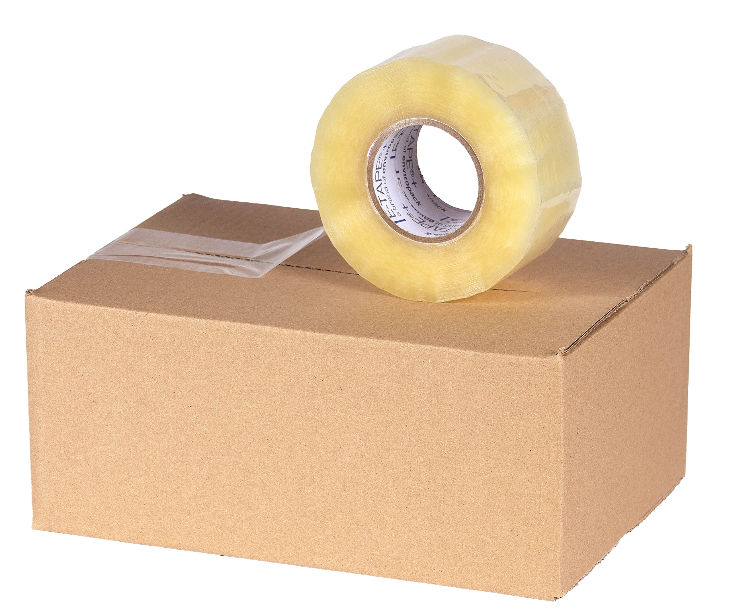 BIGtec 36 Rolle Qualitätspackband extra lang Paketklebeband Klebeband Packband Paketband Verpackungsband Kartonband Standard 150m lang 48mm breit transparent Verpackungsmaterial Pakete Karton