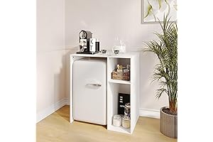 Flash Furniture Lotus Mini Fridge Shelf Organizer: Optimize Your Kitchen Space