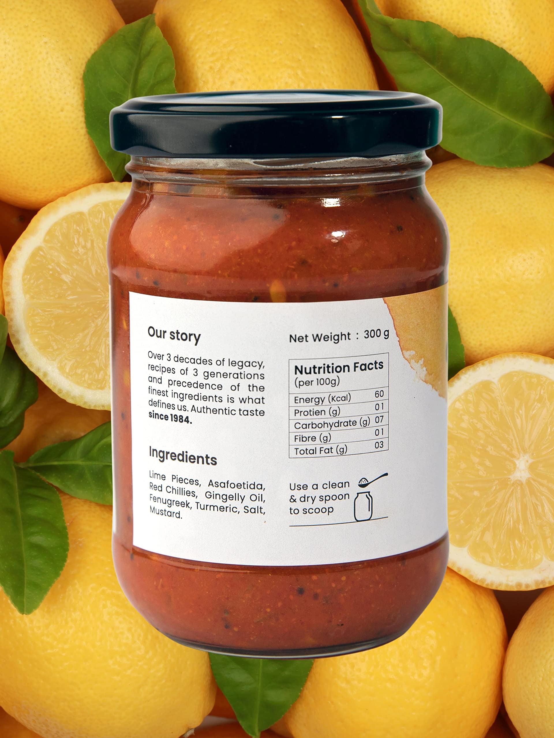 Chokhi Dhani Bhogarajus Andra Style Mango Thokku Pickle + Lime Pickle 300G Each(Pack Of 2)Mango,Lime Pickle(2 X 300 G) 4