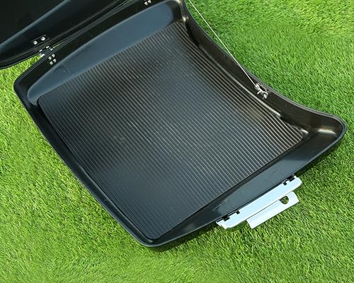 Miniatura 2 de TCT-MOTORPARTS Razor Tour Pack Pak - Respaldo para maletero con estante de montaje negro para Harley Tour Pak Softail Heritage Classic Deluxe FLDE,