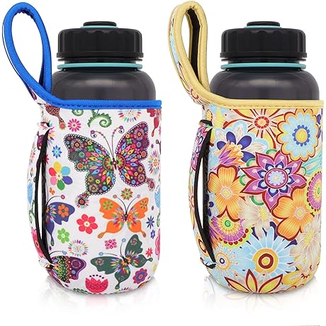 Neoprene Sleeve 2-Pack for 32oz Water Bottle with Handle