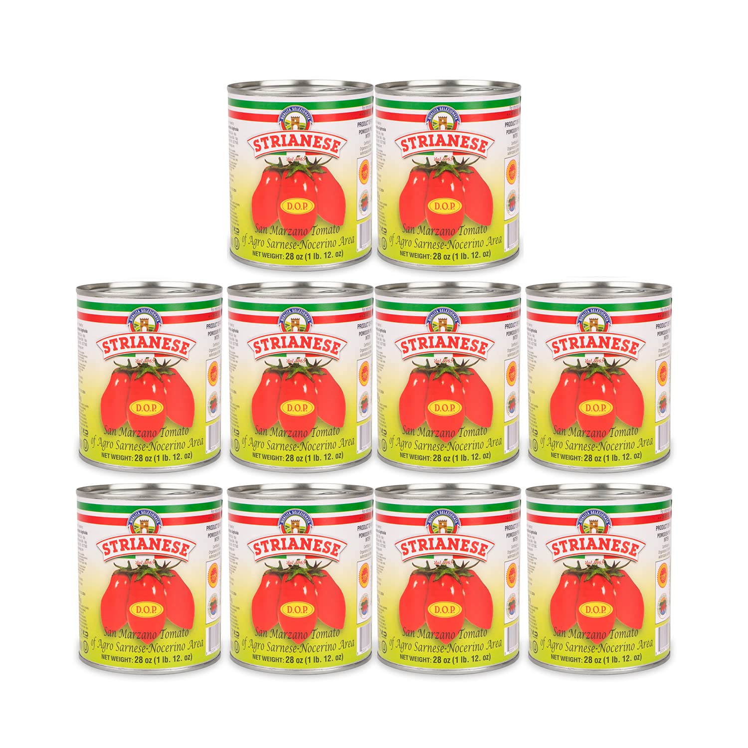 Strianese San Marzano Tomaten-Set 10 x 800g