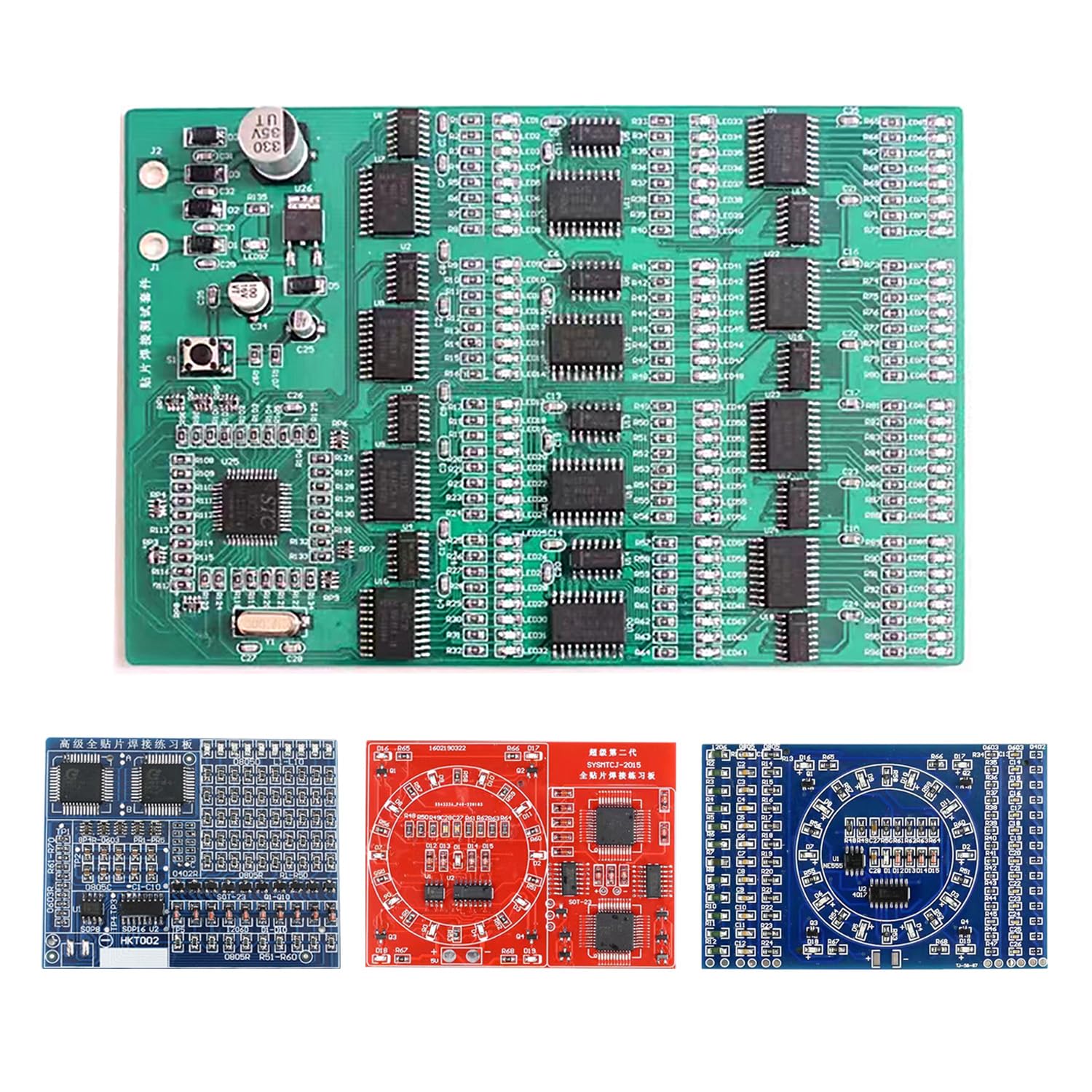DIDODI Soldering Practice Kit - 4-in-1 SMD & SMT DIY Electronic Kits