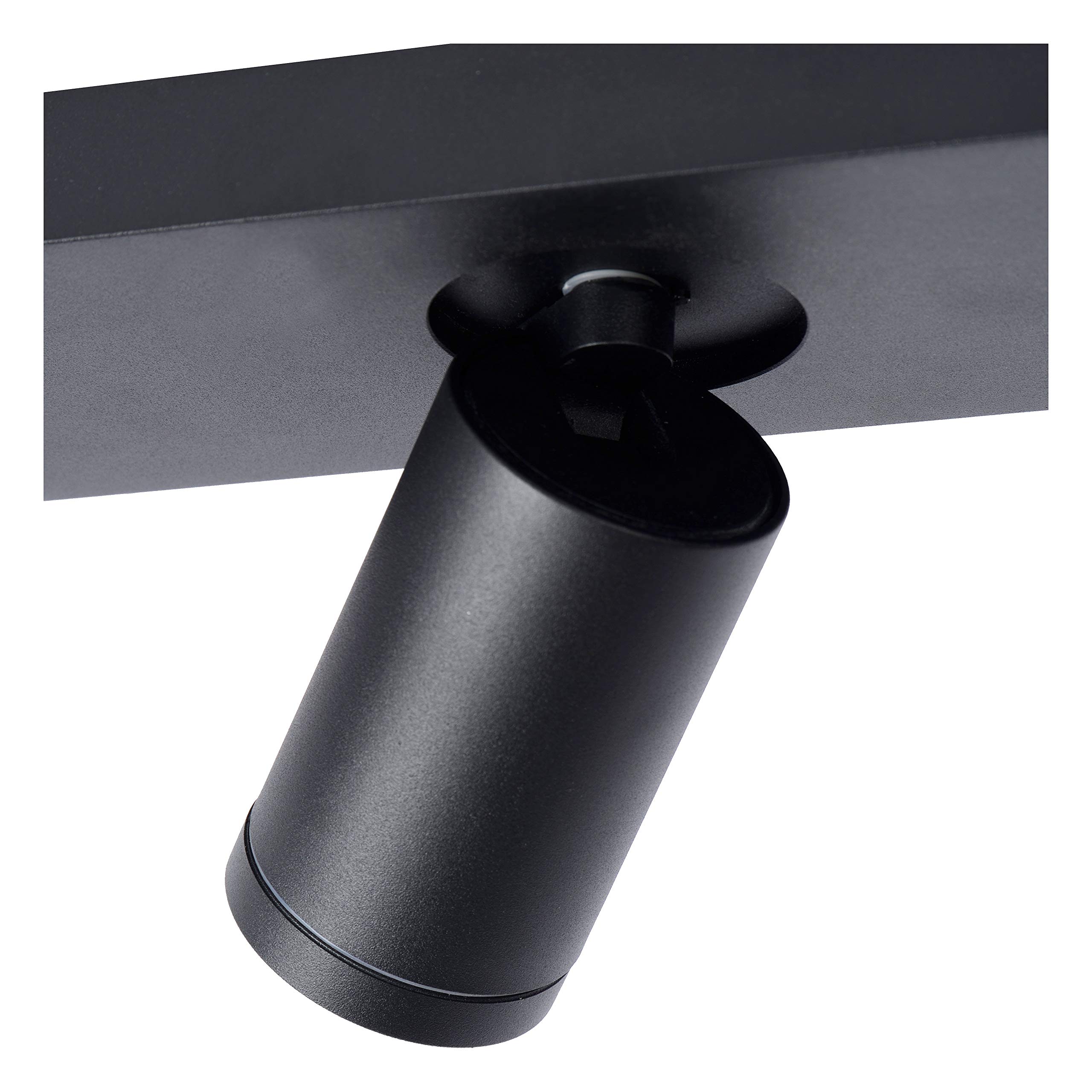 LUCIDE TAYLOR - Deckenstrahler Badezimmer - LED Dim to warm - GU10-2x5W 2200K/3000K - IP44 - Schwarz