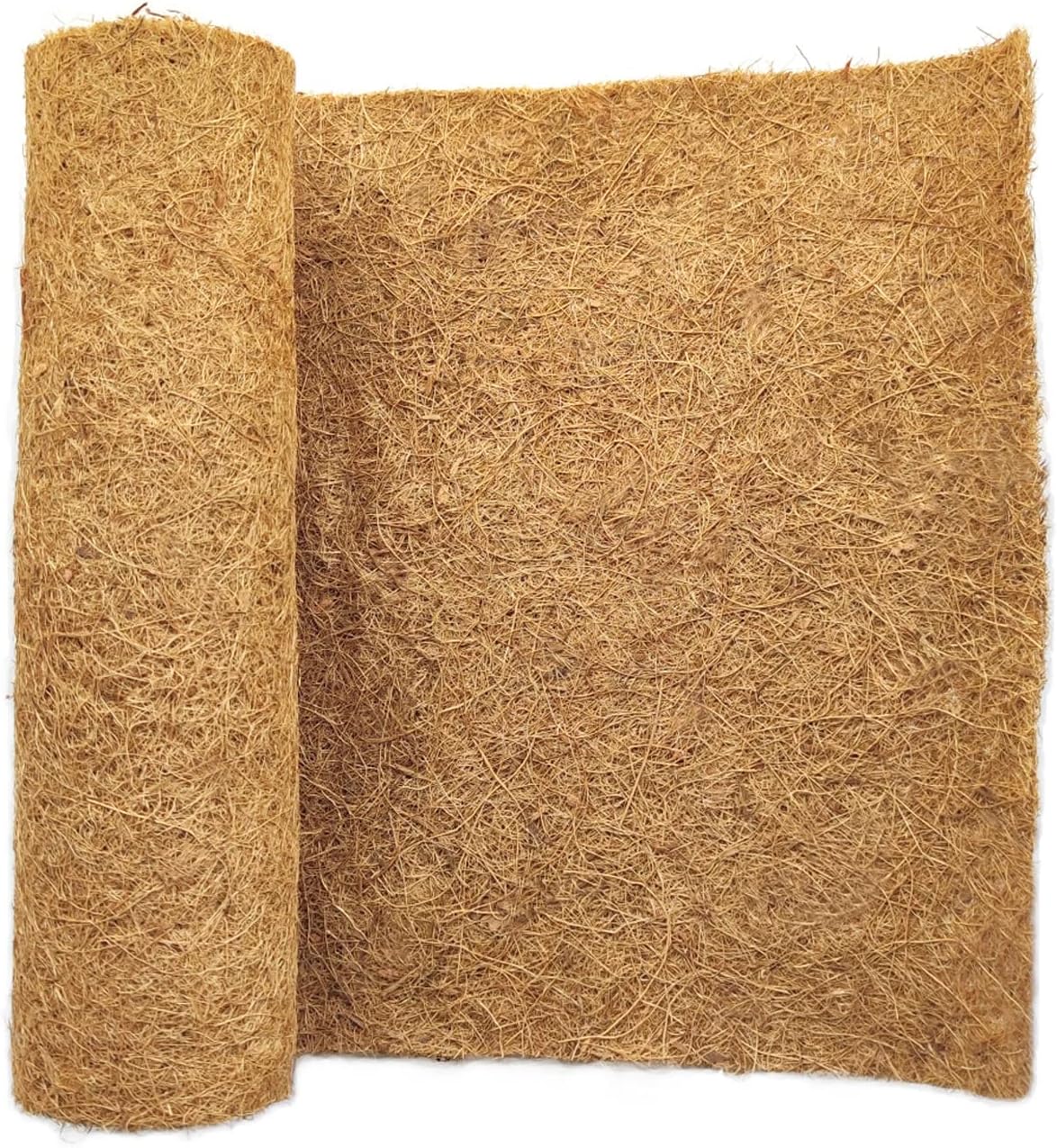 SUNYAY 16x40 inch Natural Coconut Coir Liner Sheets Coco Fiber Roll Coco Mat for Planter Flower Basket Liner Garden Decoration Animal Pet Pad