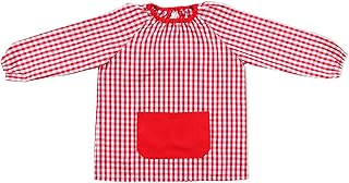 Bata Escolar Baby Escolar Babi para Colegio Infantil Sin Botones Niño y Niña Elástica en Puño y Cuello