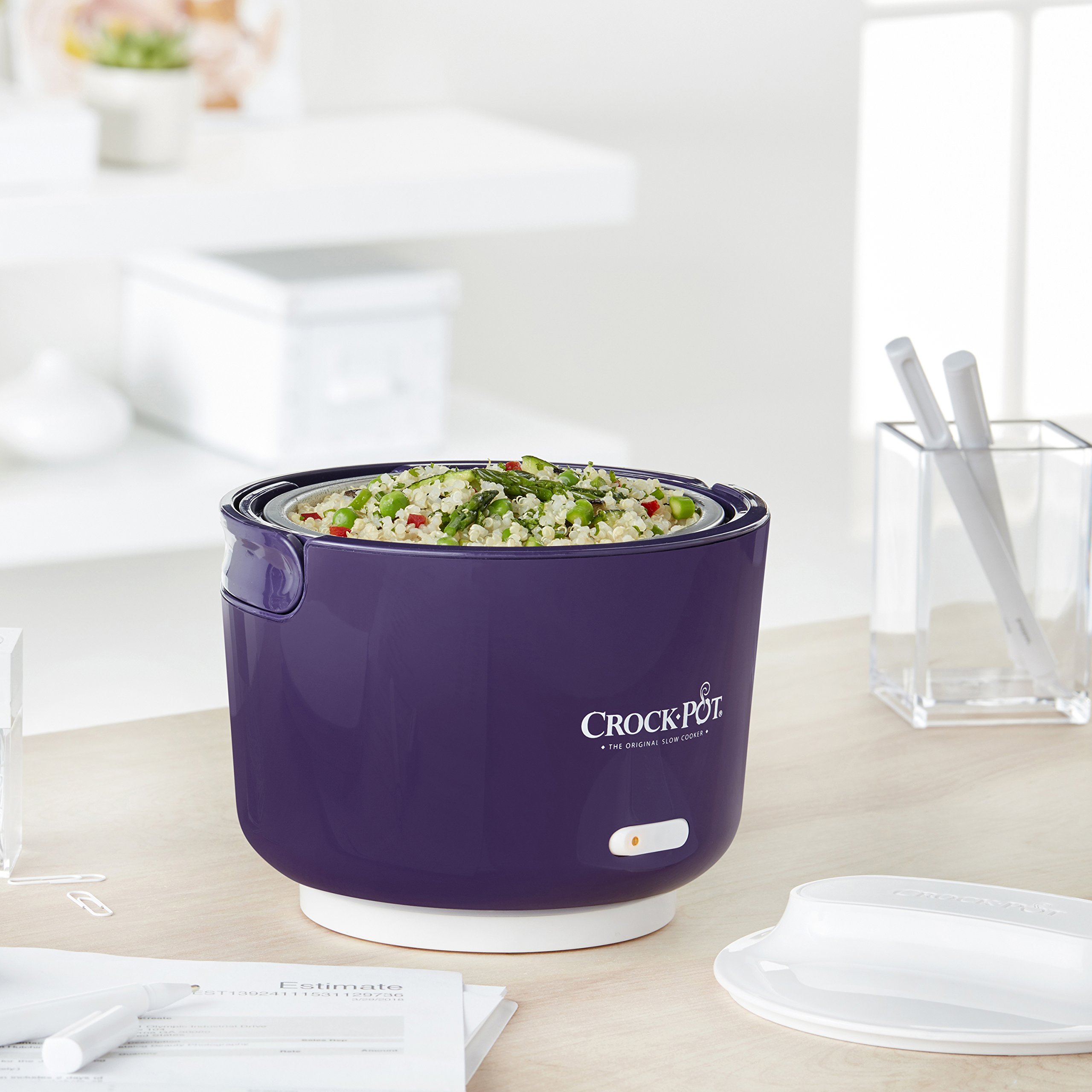 CrockPot24Ounce Lunch CrockFood Warmer, Deluxe Edition, Purple Buy