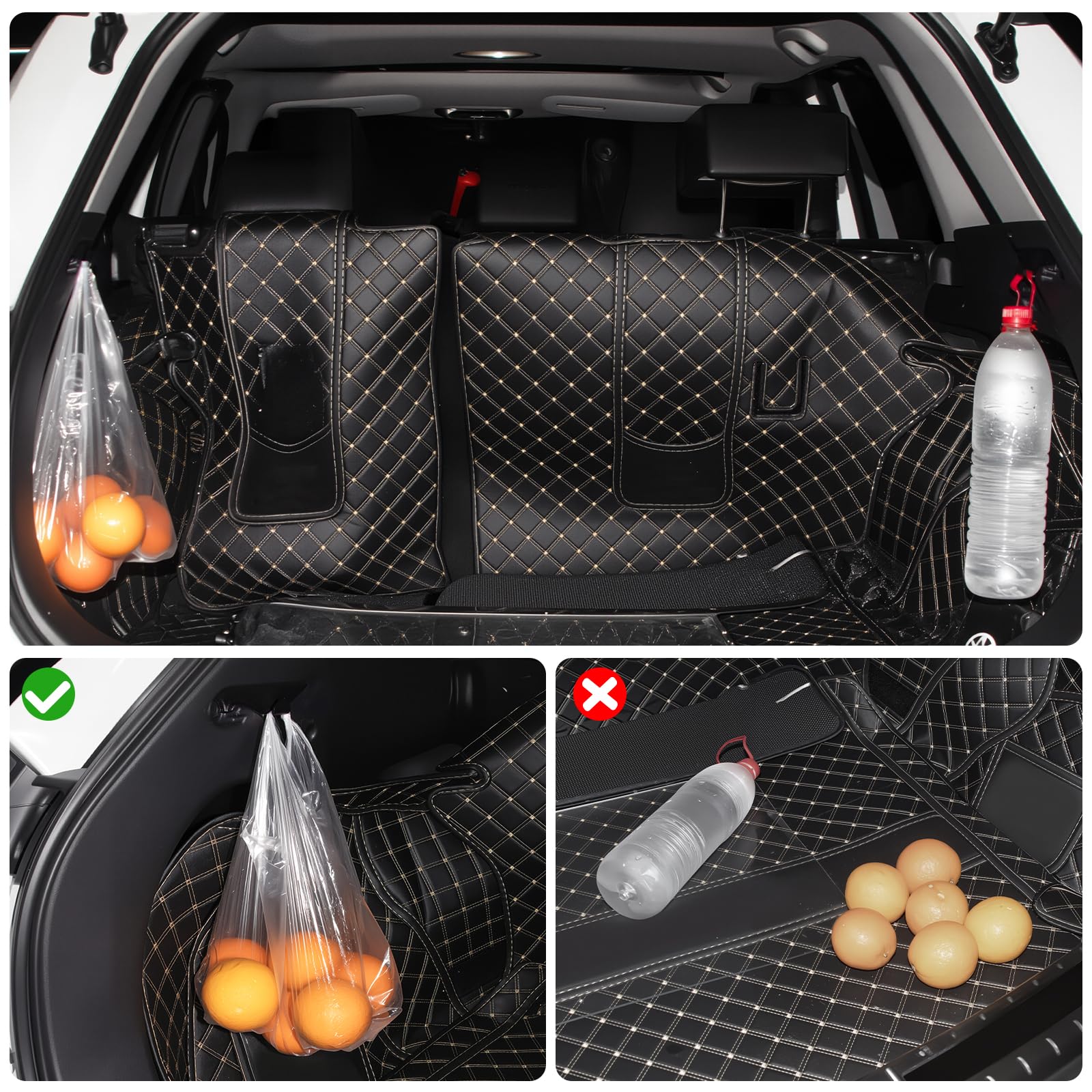 Singdur Trunk Organizer Pocket Multifunction Backpack,Custom Fit For Toyota Rav4 2019 2025 640d Oxford Fabric Large Capacity Car Backpack C88 - View #6