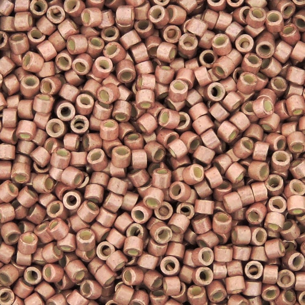 Galvanized Sf Pink Blush (Db1156) Delica Myiuki 11/0 Seed Bead 7.2 Gram Tube Approx 1400 Beads