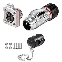 Vista 15 de CNLINKO BD-20 Conector impermeable industrial Conector circular IP68 Conector de enchufe rápido del lado del dispositivo Conector de aviación