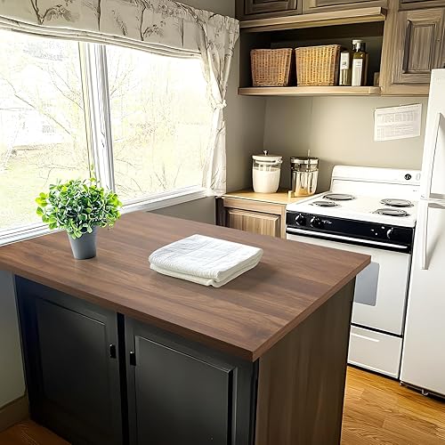 Miniatura 42 de Kaboon Mesa universal de 24 x 24 pulgadas, paquete de 2, solo encimera reversible de melamina, uso doméstico o comercial en interiores, 1 pulgada