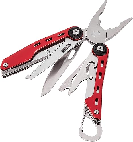 Miniatura 9 de Tienda Basics - Herramienta multiusos 15 en 1, navaja de bolsillo con funda de nailon.