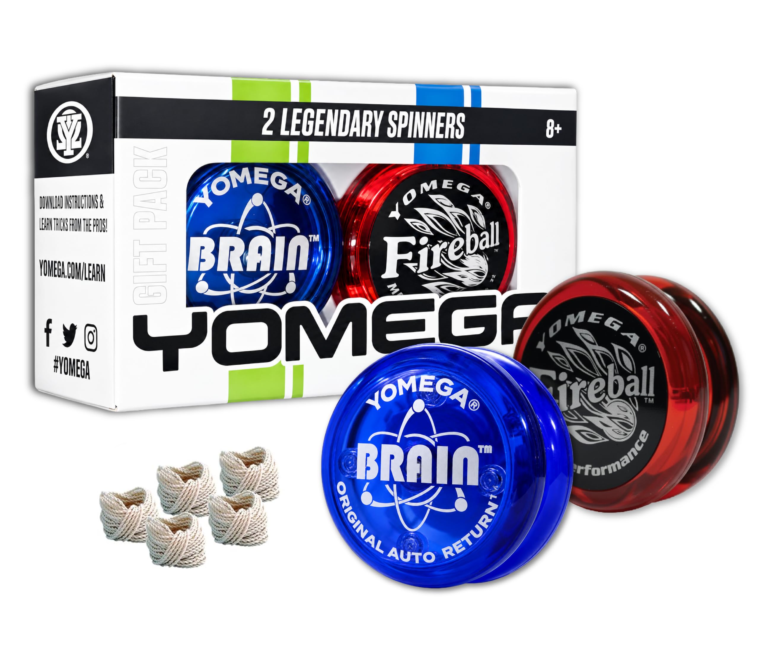 Yomega 2 Legendary Spinners The Original Yoyo with A Brain and