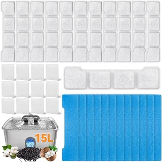 36 PCS L05 Dog Filters for SIBAYS/Kastty 4Gal/15L Large Dog Water Fountain