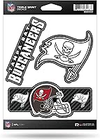 Vista 19 de Rico Industries NFL Football Triple Spirit Stickers Hoja de calcomanías triples