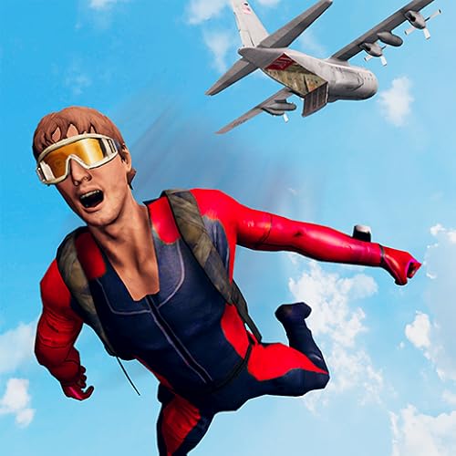 Sky Dive Airplane Adventure Simulator 3D: Wingsuit Parachute Gliding Skydiving Crazy Flying Adventure Simulator Games Free For Kids 2018