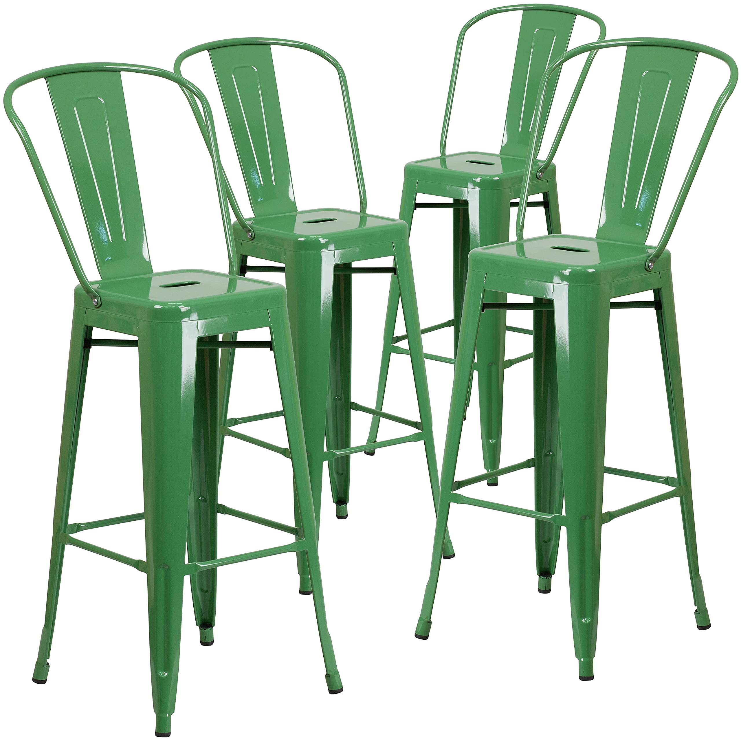Flash Furniture Green / Set of 4 / Contemporary (Pack of 4)