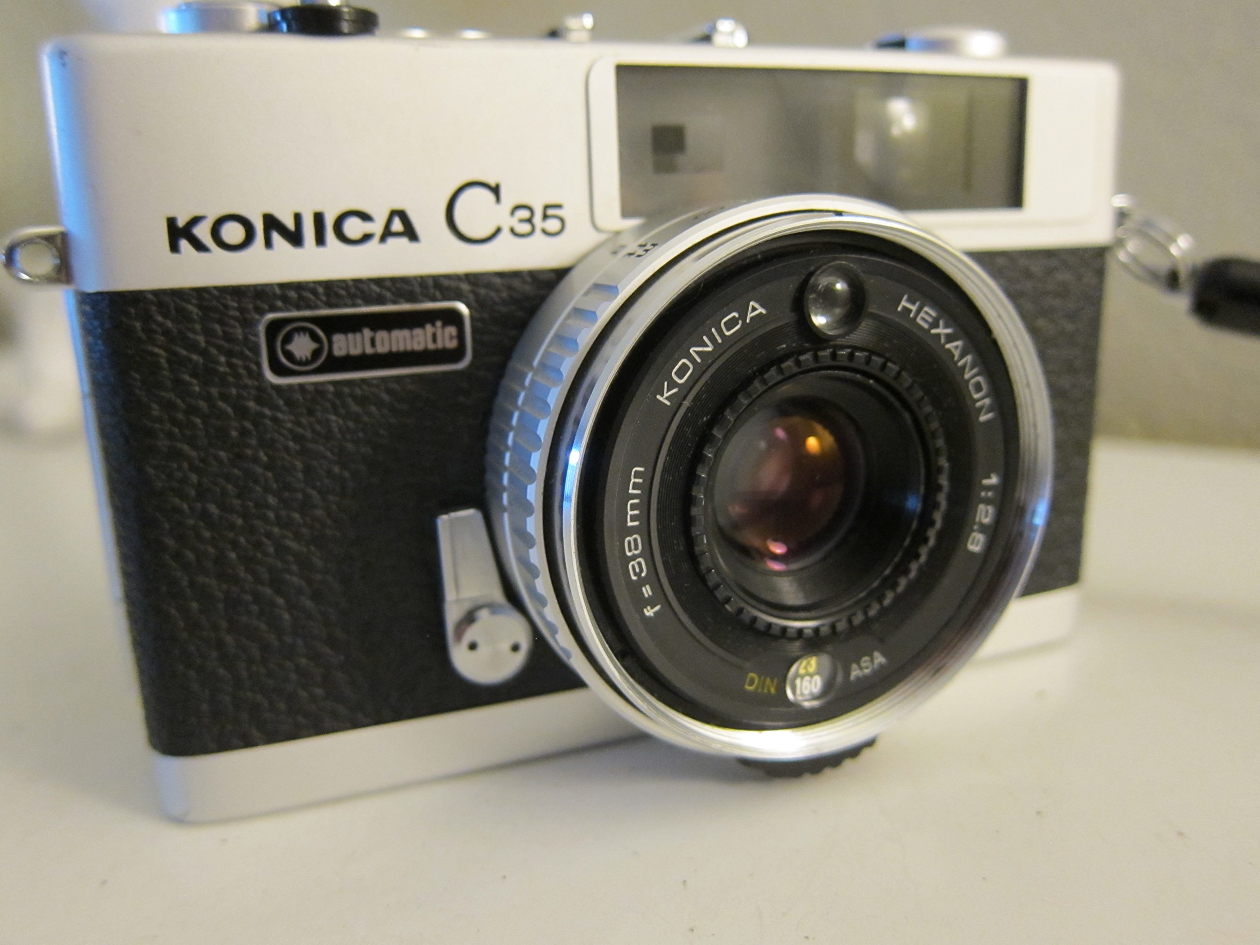 Konica C35 35MM Film Camera Konica Hexanon 38mm F2.8 Lens Iso