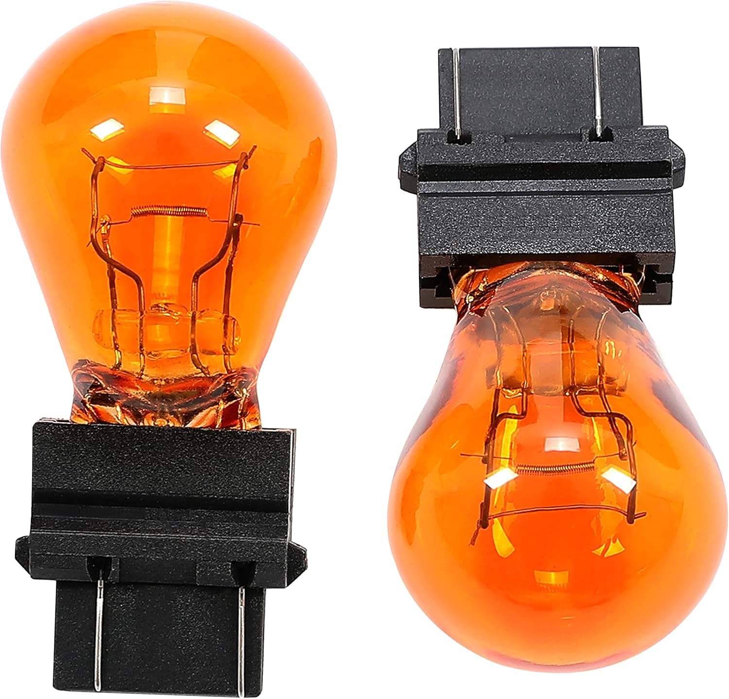 KUAFU Tail Lights Compatibloe with 1987-1993 Ford Mustang Replacement for E7ZZ13405A E7ZZ13404A Rear Tail Lamps Black Housing Smoke Lens with Bulbs W/O Harness 2PCS