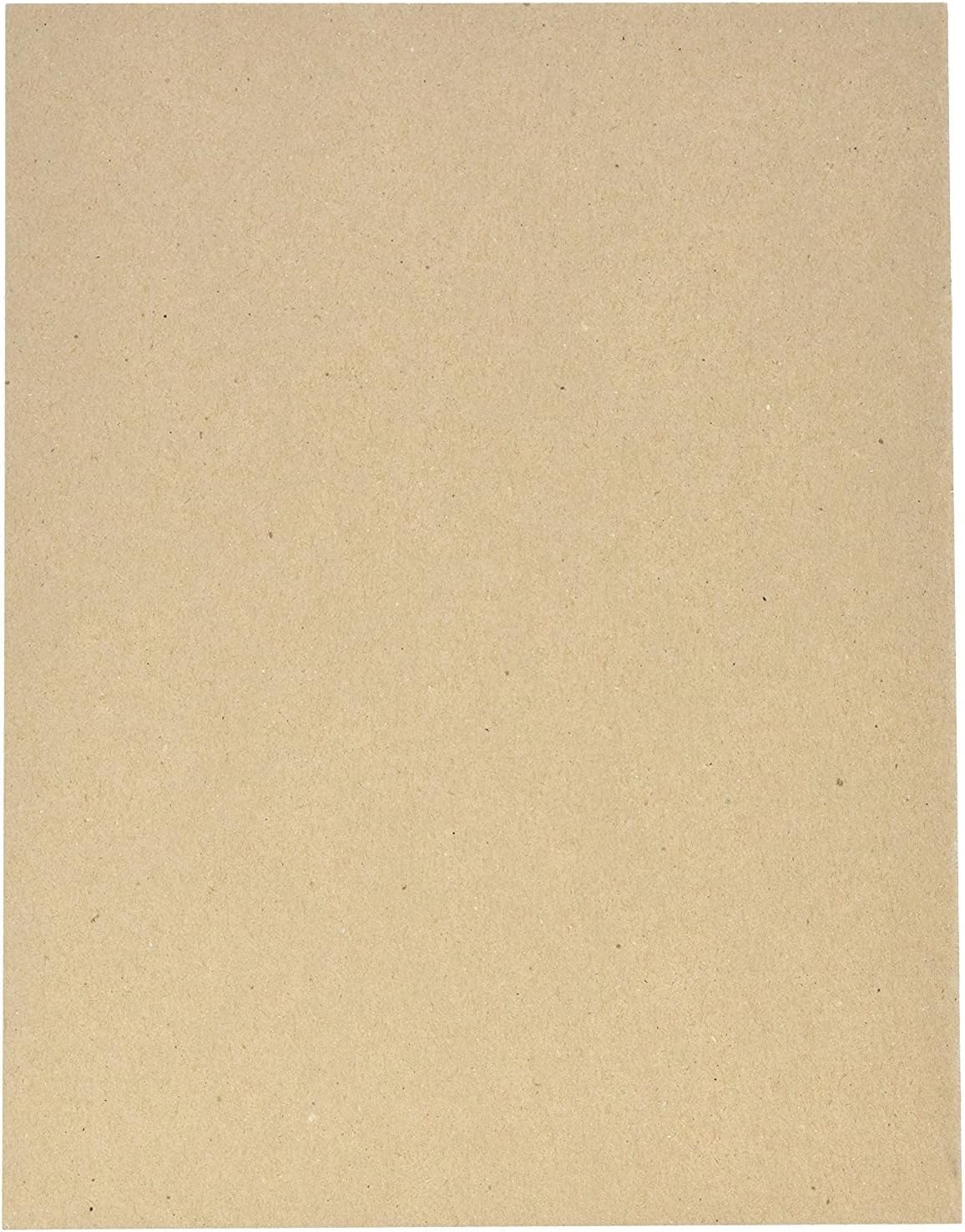 Light/Medium 24 pt Weight Natural Chipboard - 6" x 9" - 25 Sheets