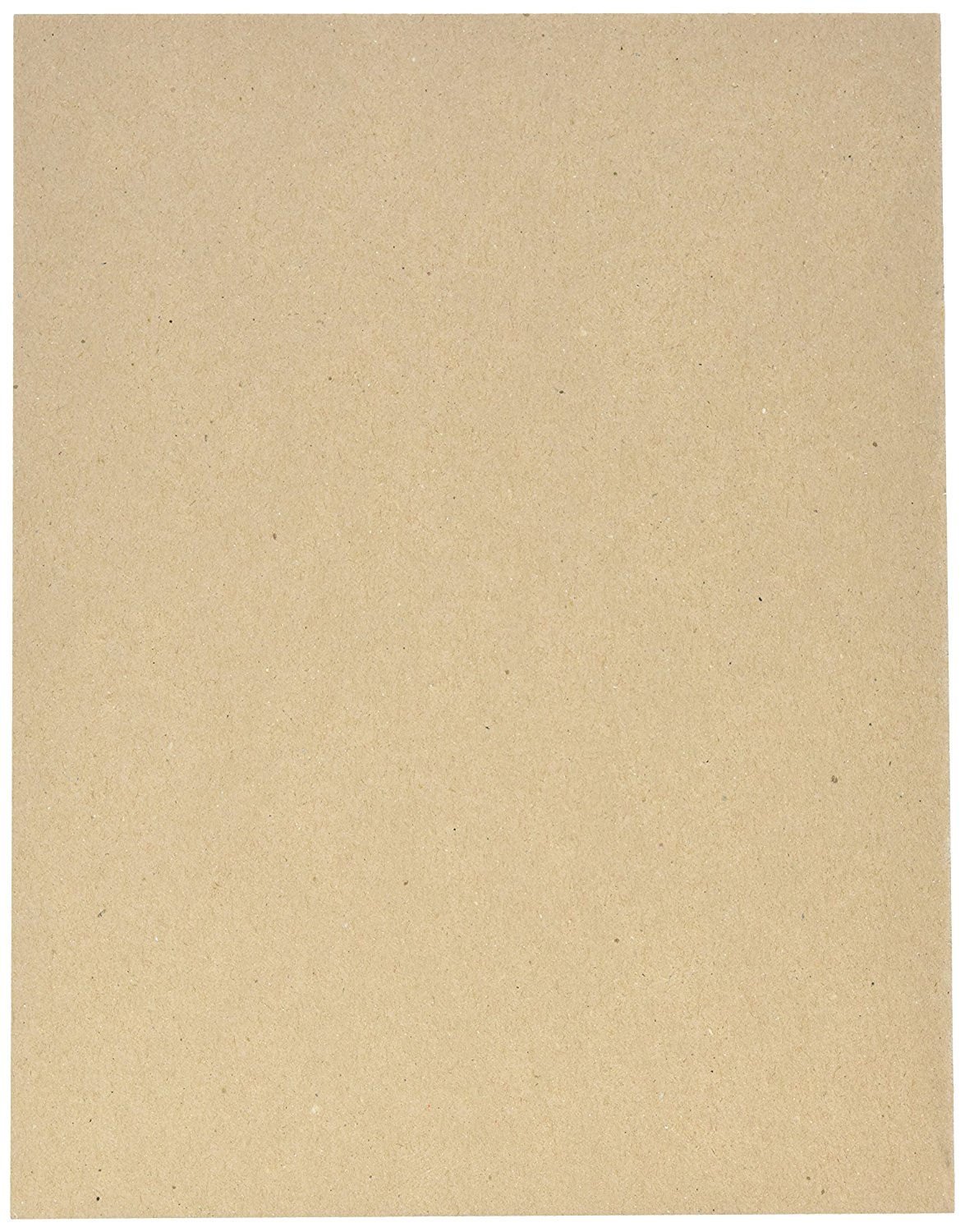 Light/Medium 24 pt Weight Natural Chipboard - 6" x 9" - 25 Sheets