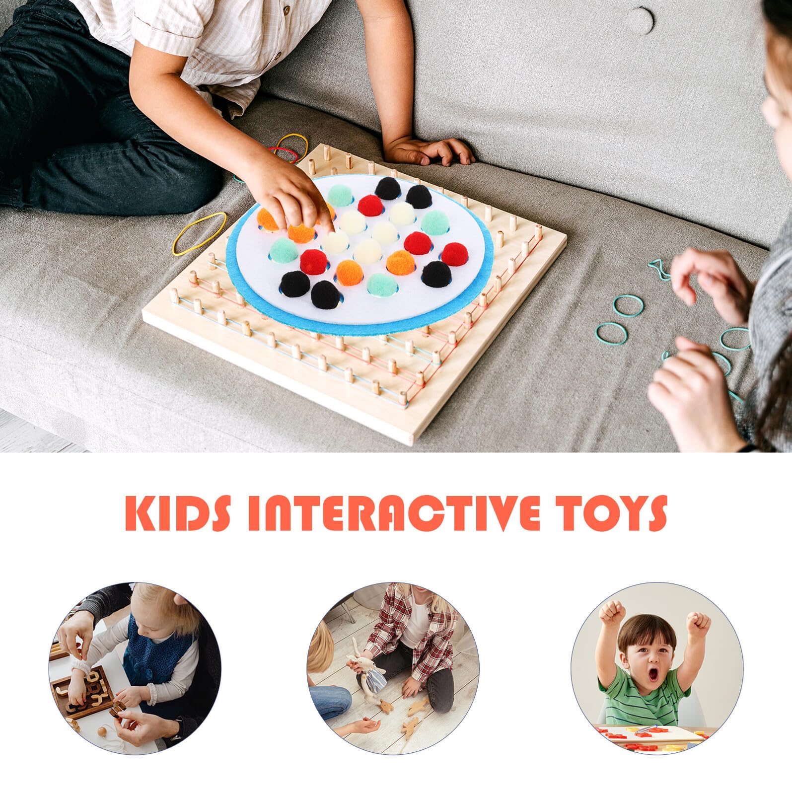 Toyvian Giocattoli Educativi per Ragazzo Ragazza Palline Pelose Accessori per Giochi Materiali in Tessuto Non Tessuto di Qualità Superiore Pratico e Resistente per Attività Mentali