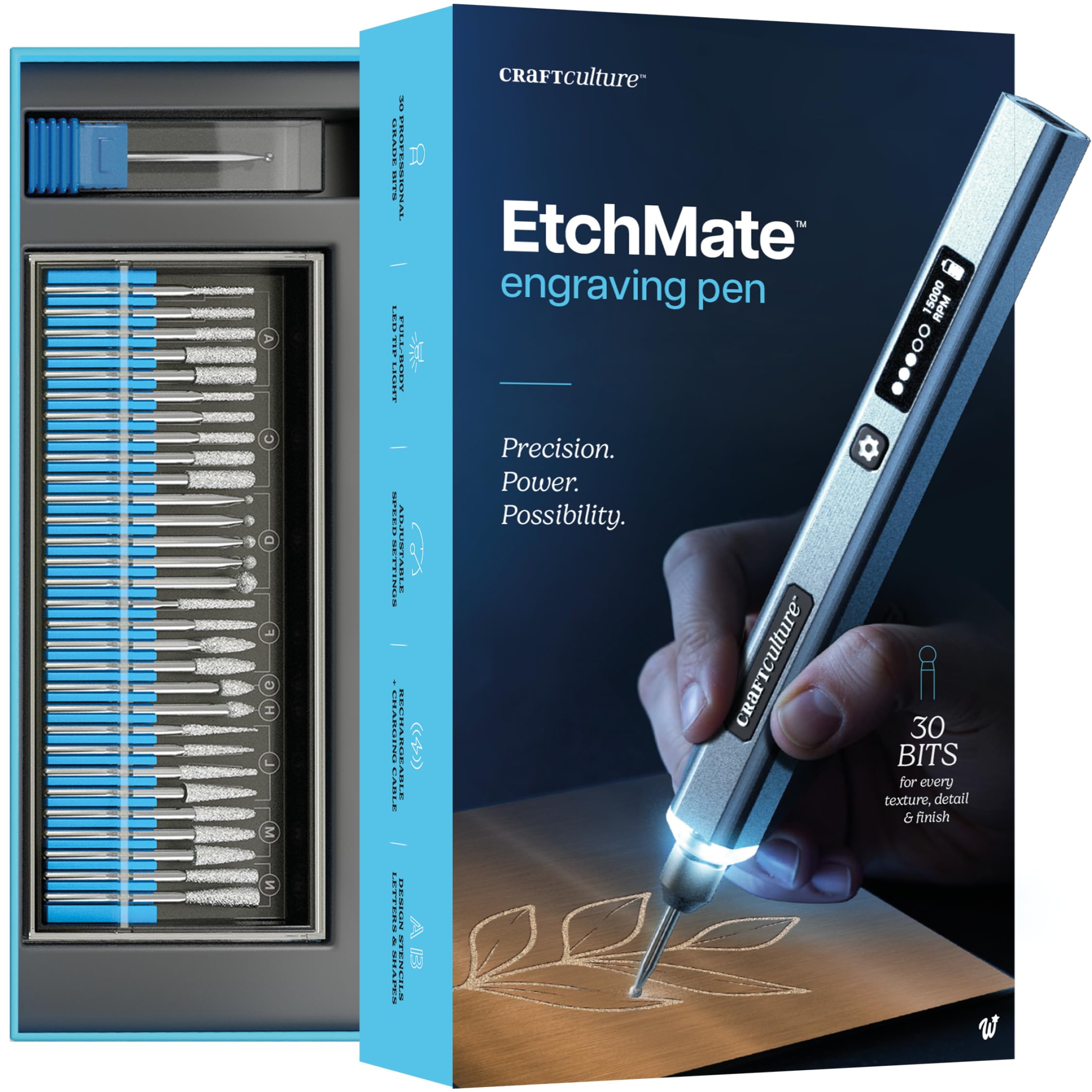 Photo 1 of ***FACTORY SEALED***
EtchMate Engraving Pen for Metal, Wood, Glass, Plastic & All Materials - Cool Birthday Gift Ideas - Engraver Pen Tool - Teen Boy Gifts - Unique Gifts for Women, Teenage Girl - Craft Kits for Adults