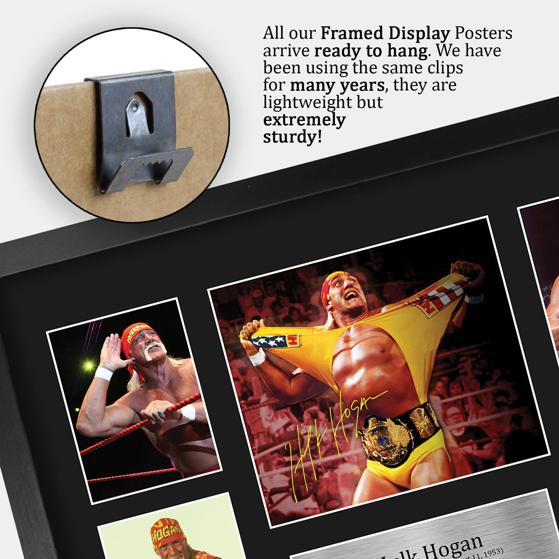 Amazon.co.jp: HWC Trading Hulk Hogan レスリング 40.6 x 30.5 cm (A3