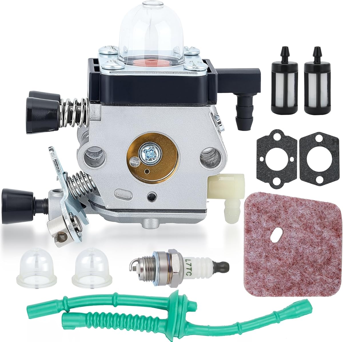 Hipa FS55R Carburetor for STHIL FS55R FS45 FS38 HS45 FS55 KM55R FS46 FS55RC FS 55R HS 45 FS 38 FS 45 FC55 FS45C HL45 FS46C KM55 FS55C FS55T FS45L String Trimmer Weedeater Parts