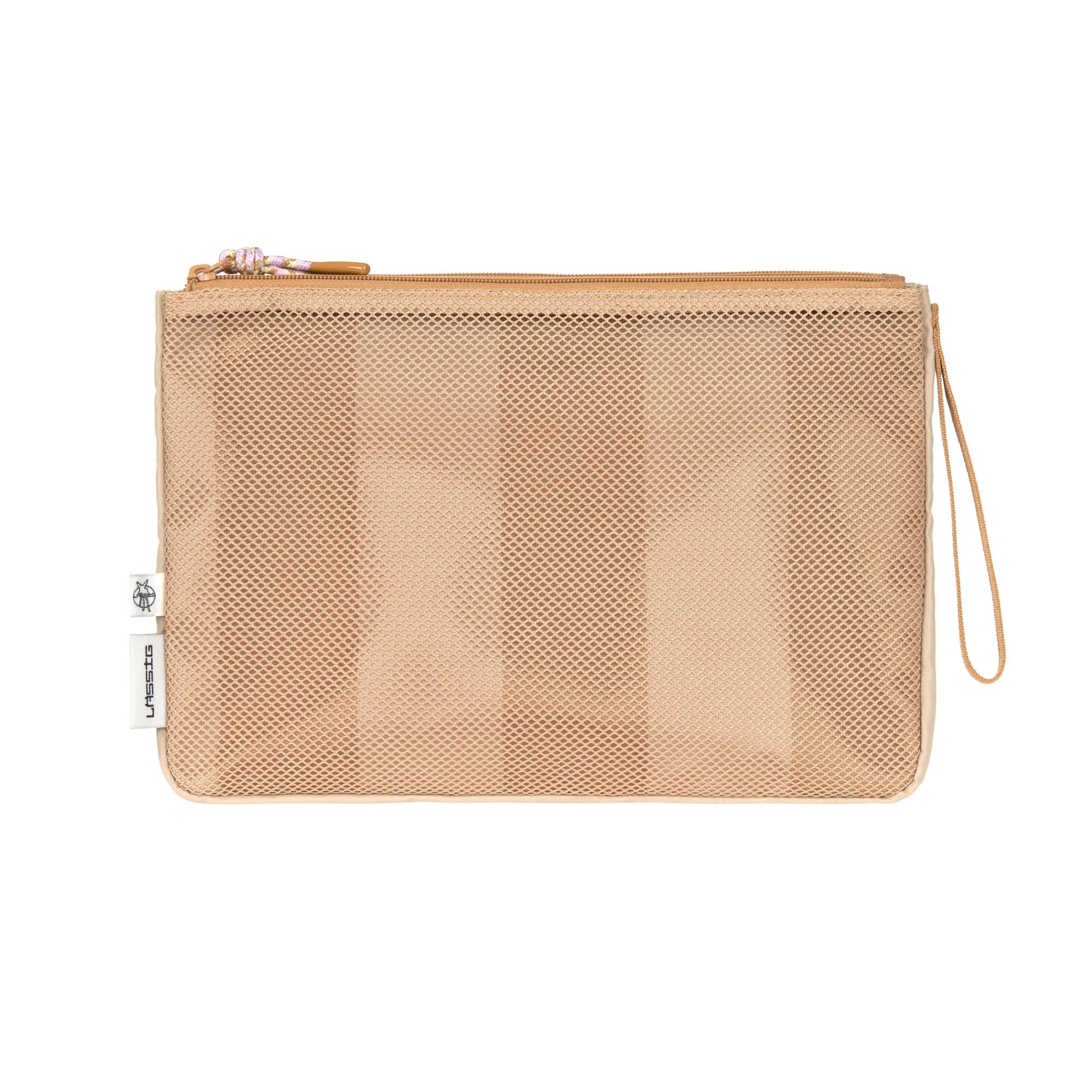 LÄSSIG Borsa per pannolini con fasciatoio per i bambini in movimento/Casual Changing Organizer beige/camel