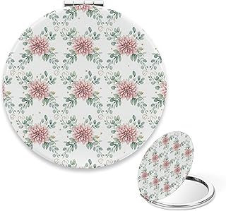 Vintage Compact Mirror, Vintage Floral Portab...