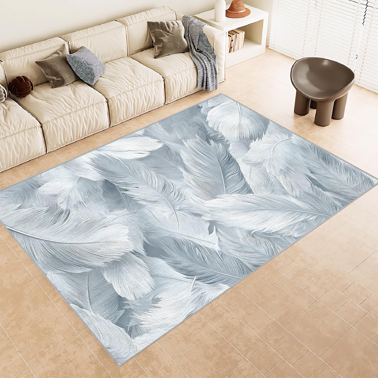 Tapis plumes antidérapant lavable : la solution contre les sols glissants et froids
