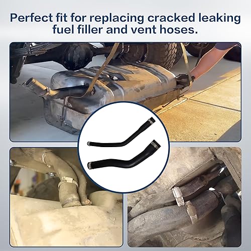 Miniatura 16 de Kit de llenado de combustible y manguera de ventilación para Jeep Wrangler YJ 1987-1995 con tanque de plástico de 20 galones que reemplaza 52040079